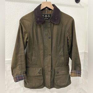 Barbour Beadnell Waxed Jacket, UK6/US2, Lightly Worn